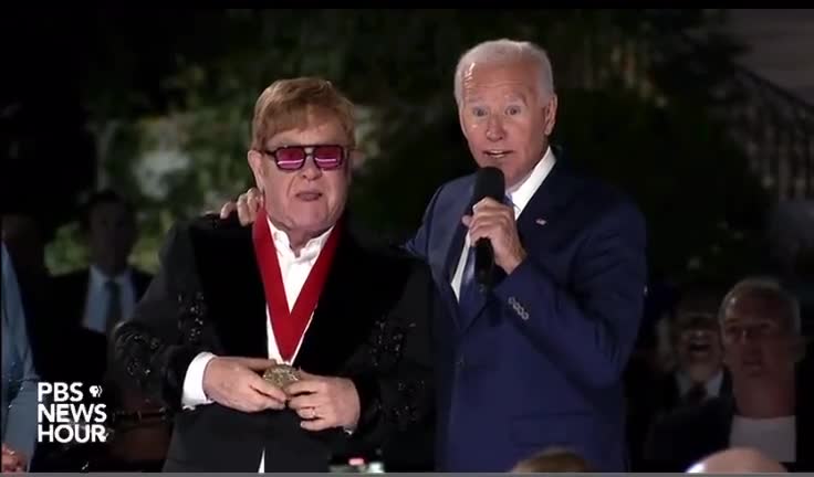 Awkward Moment as Biden Credits Elton John for AIDS Funding [VIDEO]