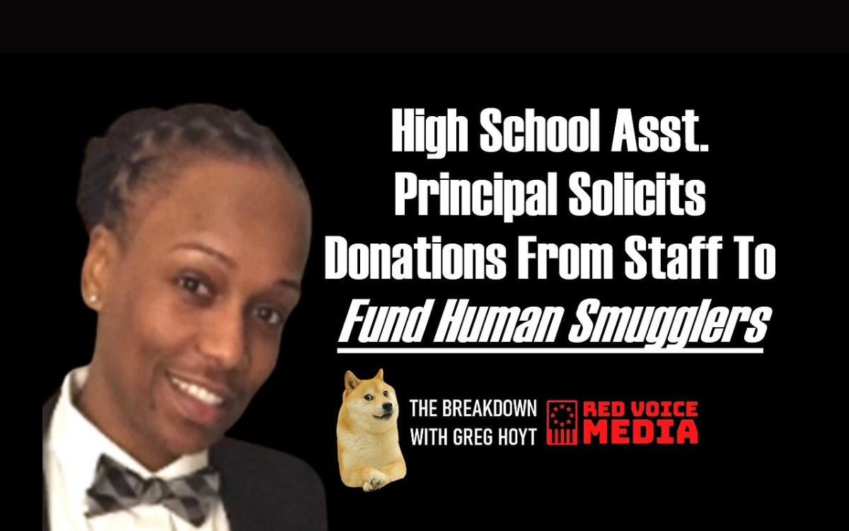 Ass.  High school.  Principal solicits donations from staff to fund human traffickers [The Breakdown]