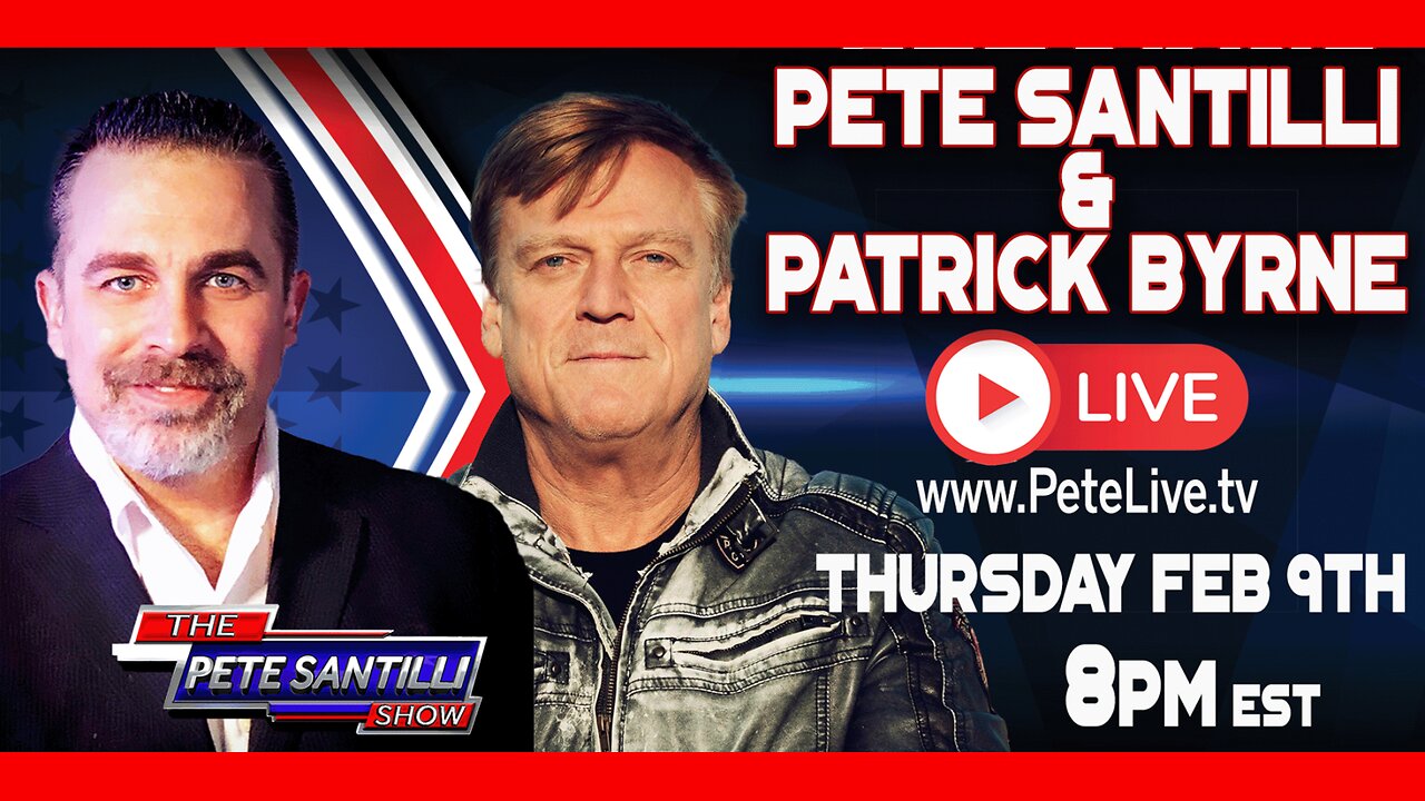 Patrick Byrne Live With Pete Santilli – Ep 3317
