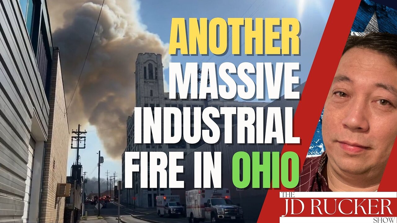 What in the world is going on?  FOURTH massive industrial fire hits Ohio since East Palestine derailment