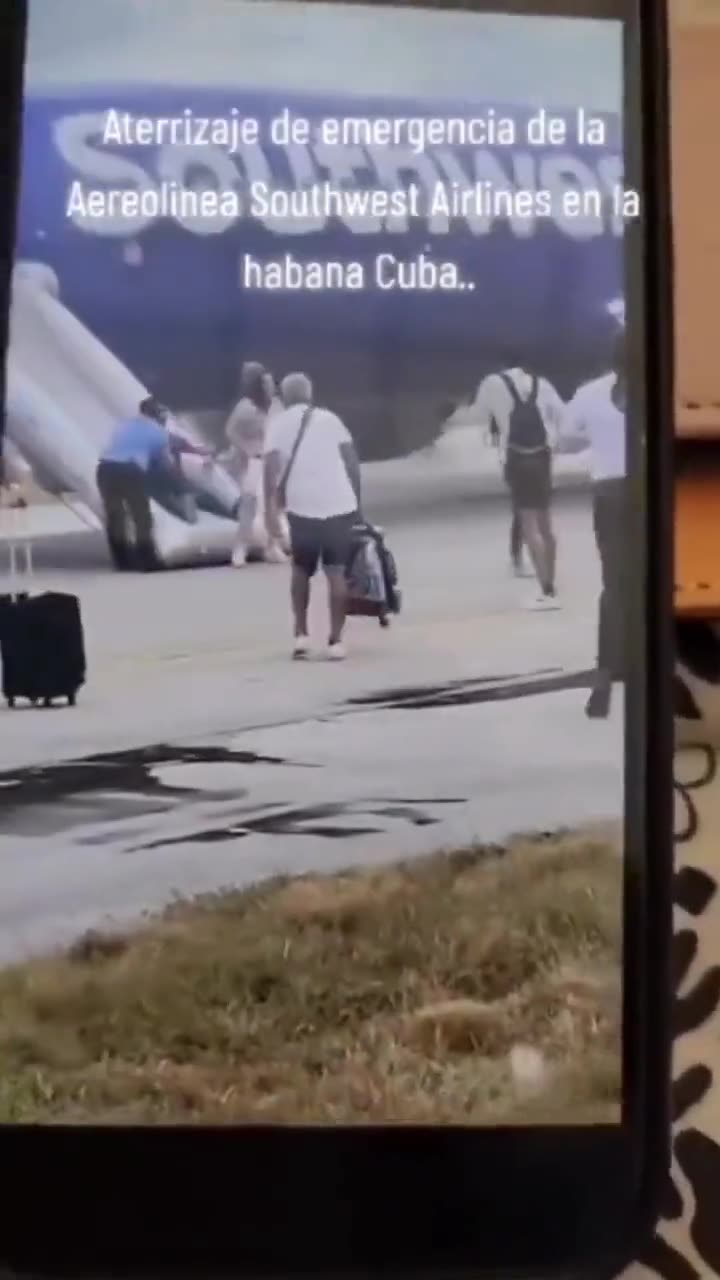 A Southwest Airlines passenger plane makes an emergency landing in Havana, Cuba [VIDEO]