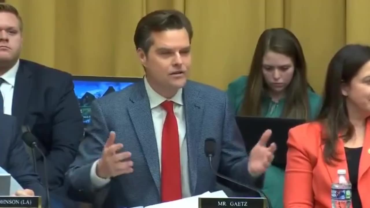 Matt Gaetz Drops Truth Bombs About Weapons of Government Hearing