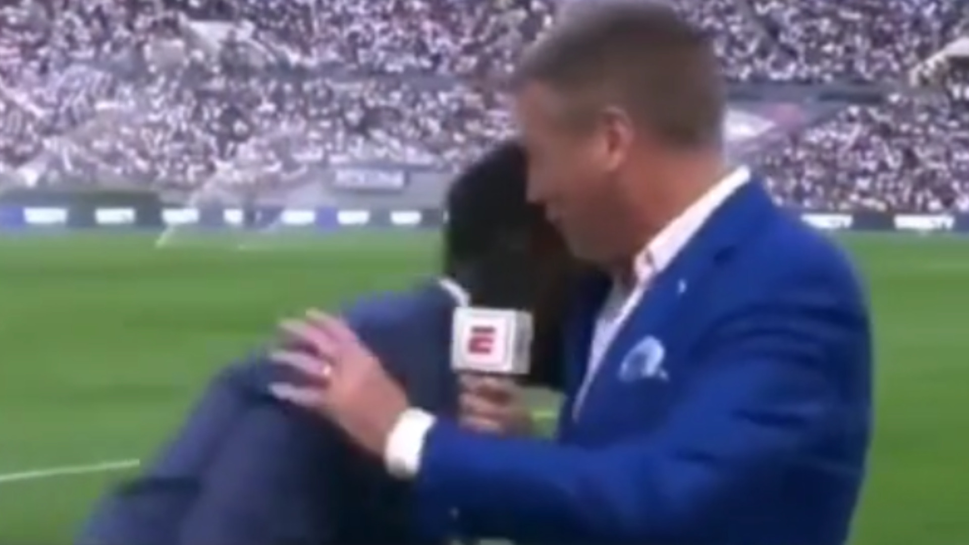ESPN’s football analyst suddenly collapses on live television