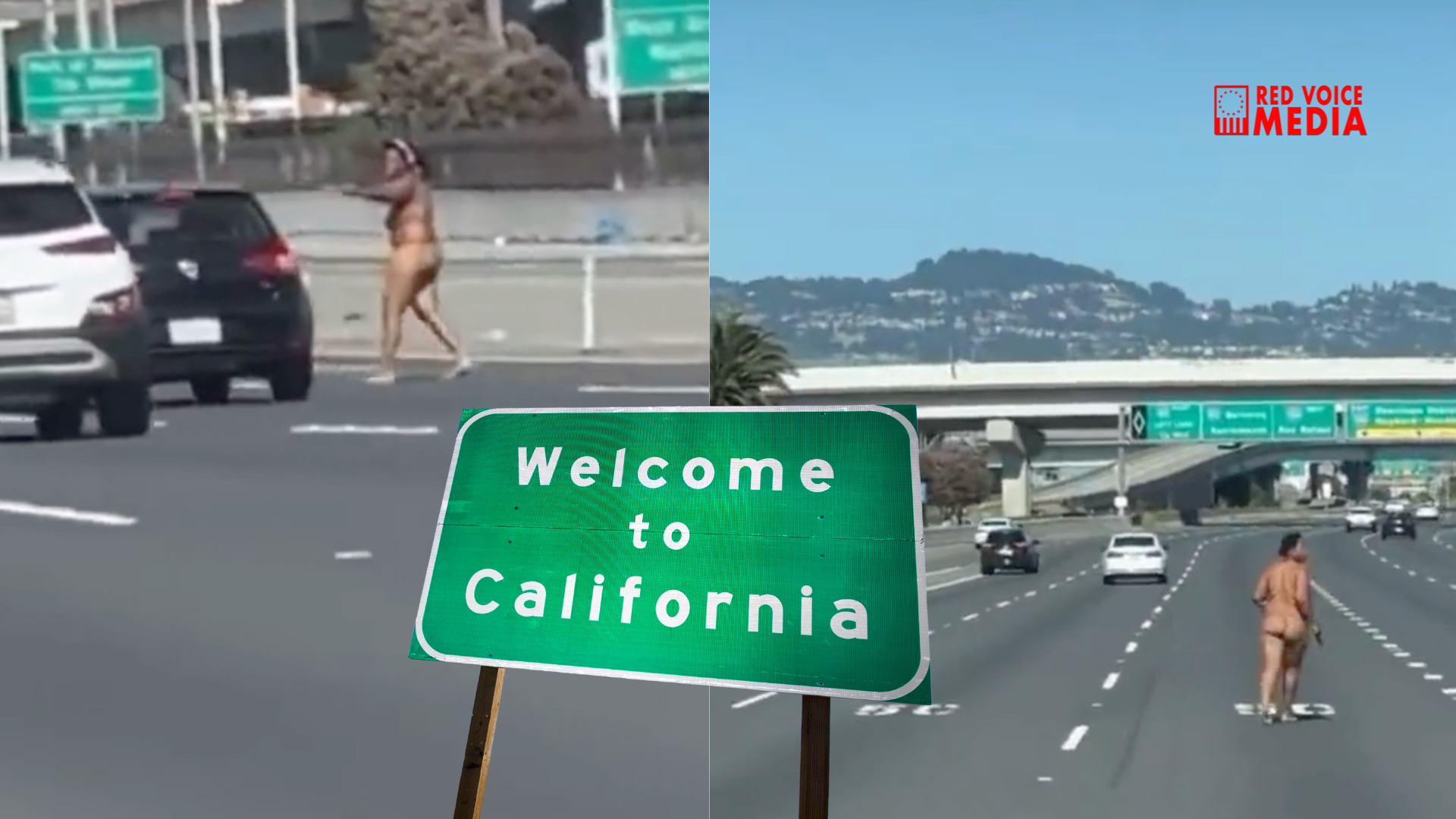 Woman Gets Naked And Proceeds To Fire Gun Randomly On San Francisco’s Bay Bridge (VIDEO)